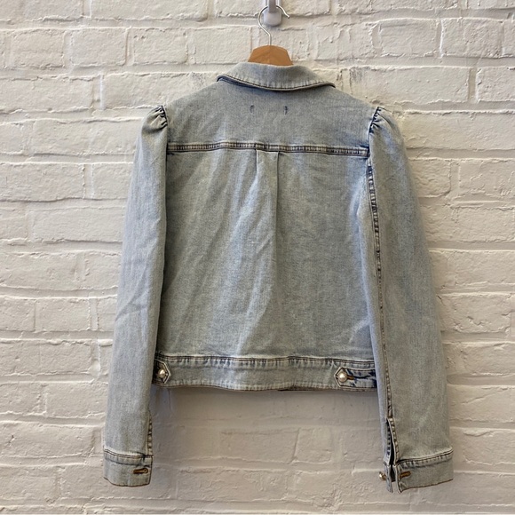 Generation Love || Tallulah Pearl Denim Jacket Light Blue Wash Small - Picture 4 of 7